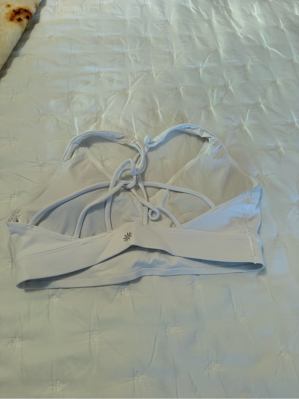 Athleta Women's Strappy White Bralette - Unbranded